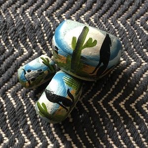 HANDMADE & HAND-PAINTED CLAY DECOR POTS